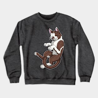 Chocolate Bicolor Shorthair Crewneck Sweatshirt